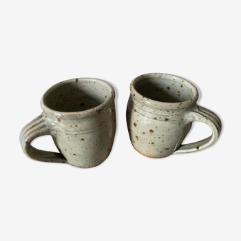 Set de 2 tasses grès piryte