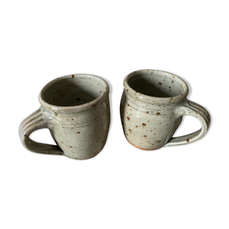 Set de 2 tasses grès piryte