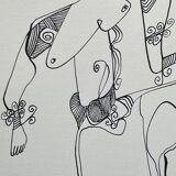 Vintage drawing