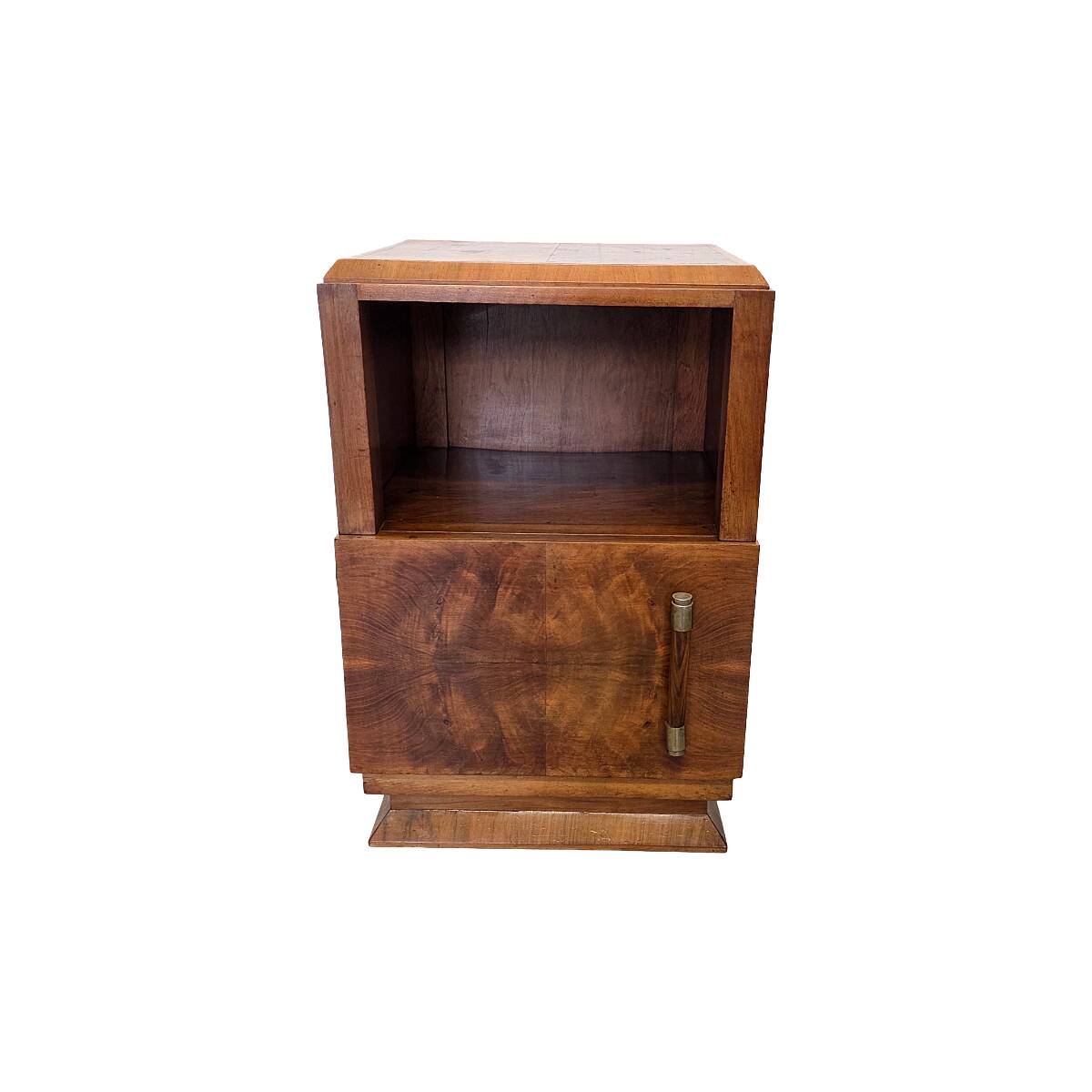 Table de chevet Art déco en acajou, années 1920/30