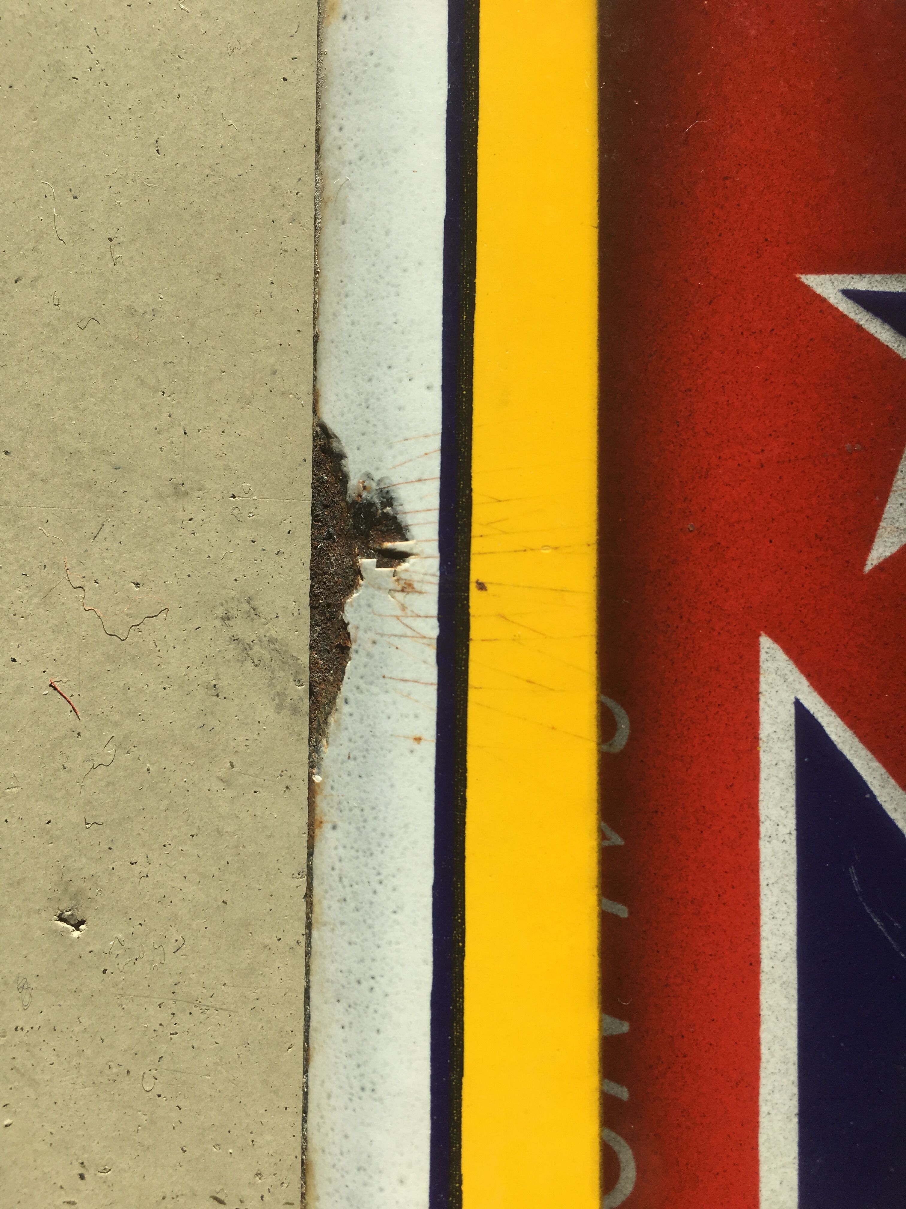 Sign advertising mazda