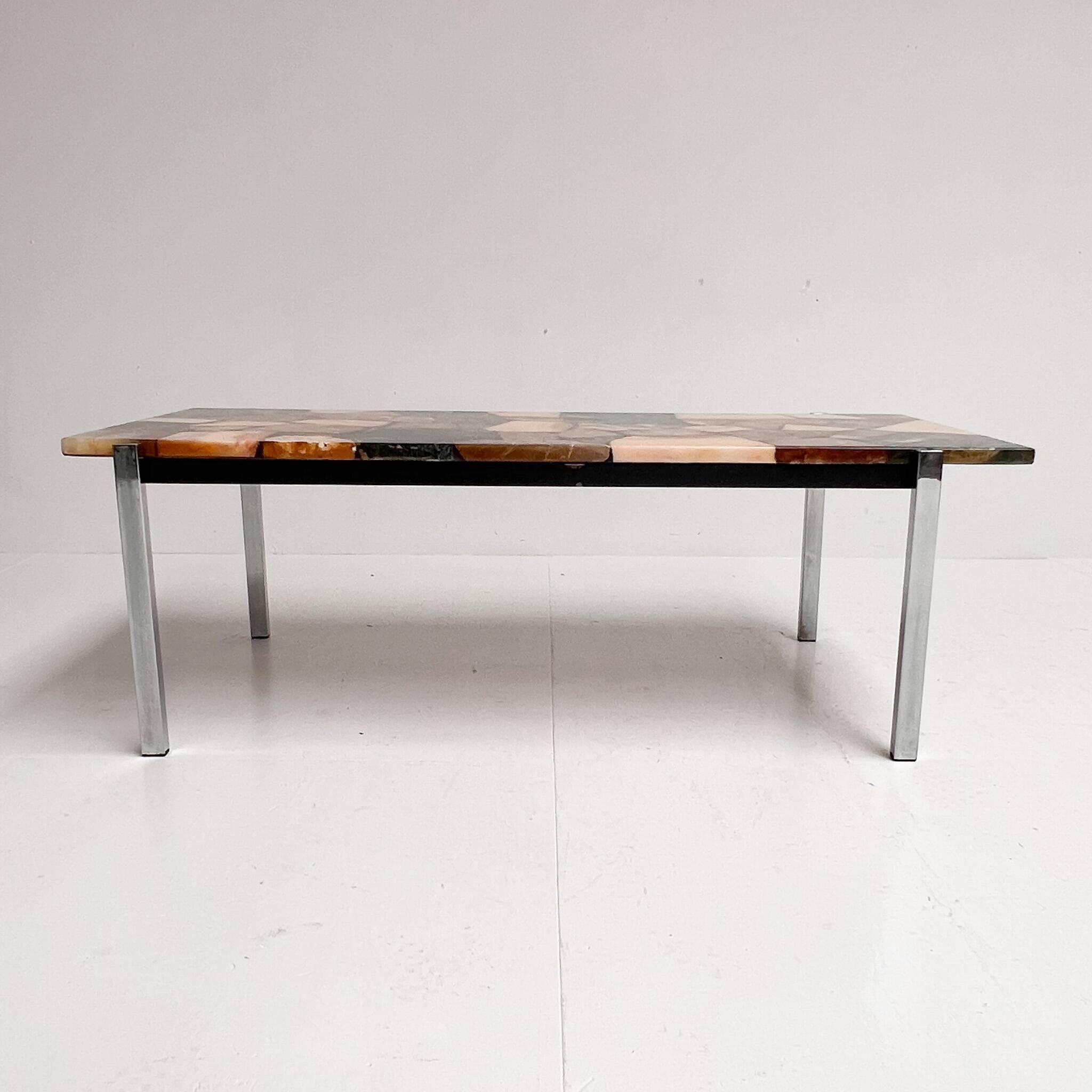 Onyx coffee table 120 cm, 1970s