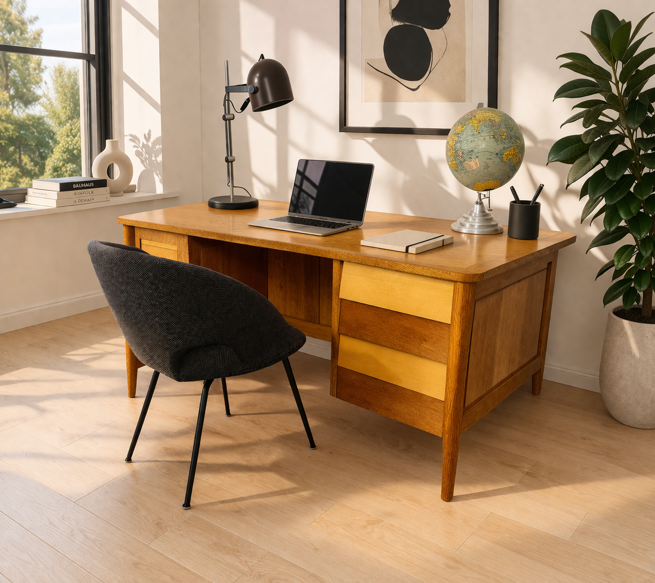 Vintage modernist desk