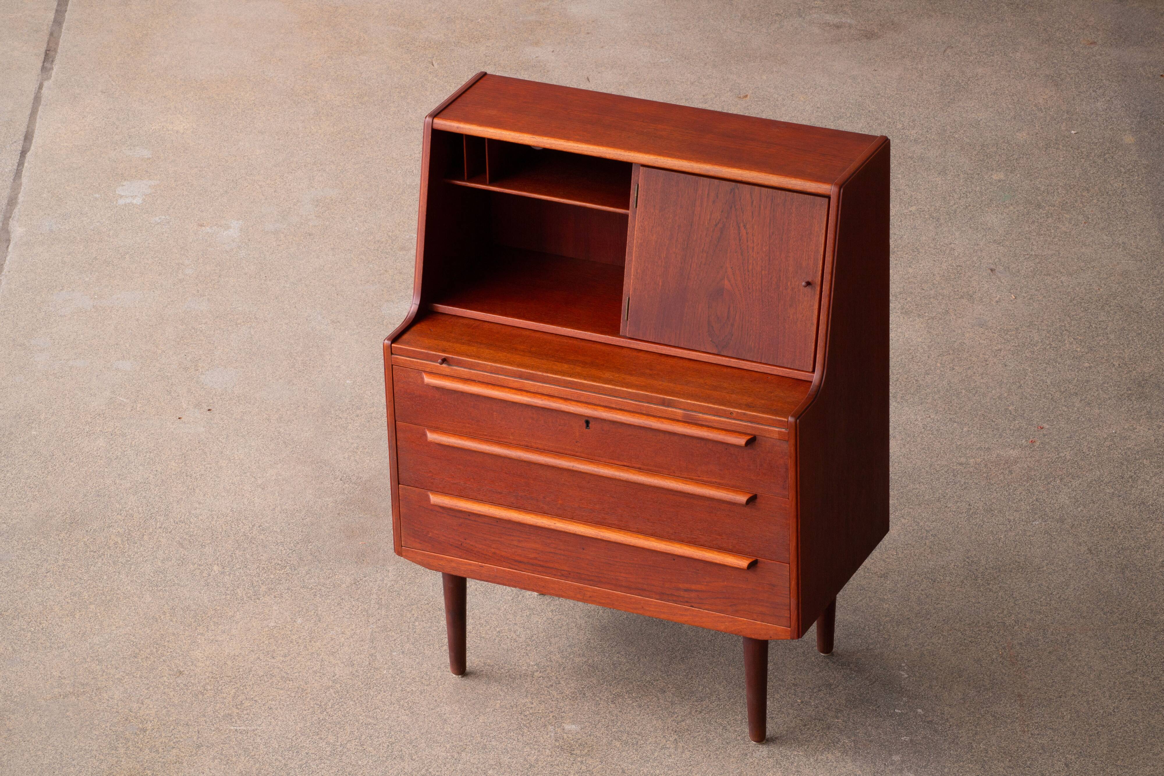 Danish secretary desk in teak 1960