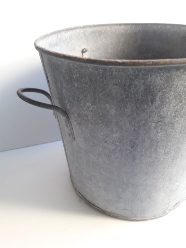 laundry machine H33cm in zinc garden