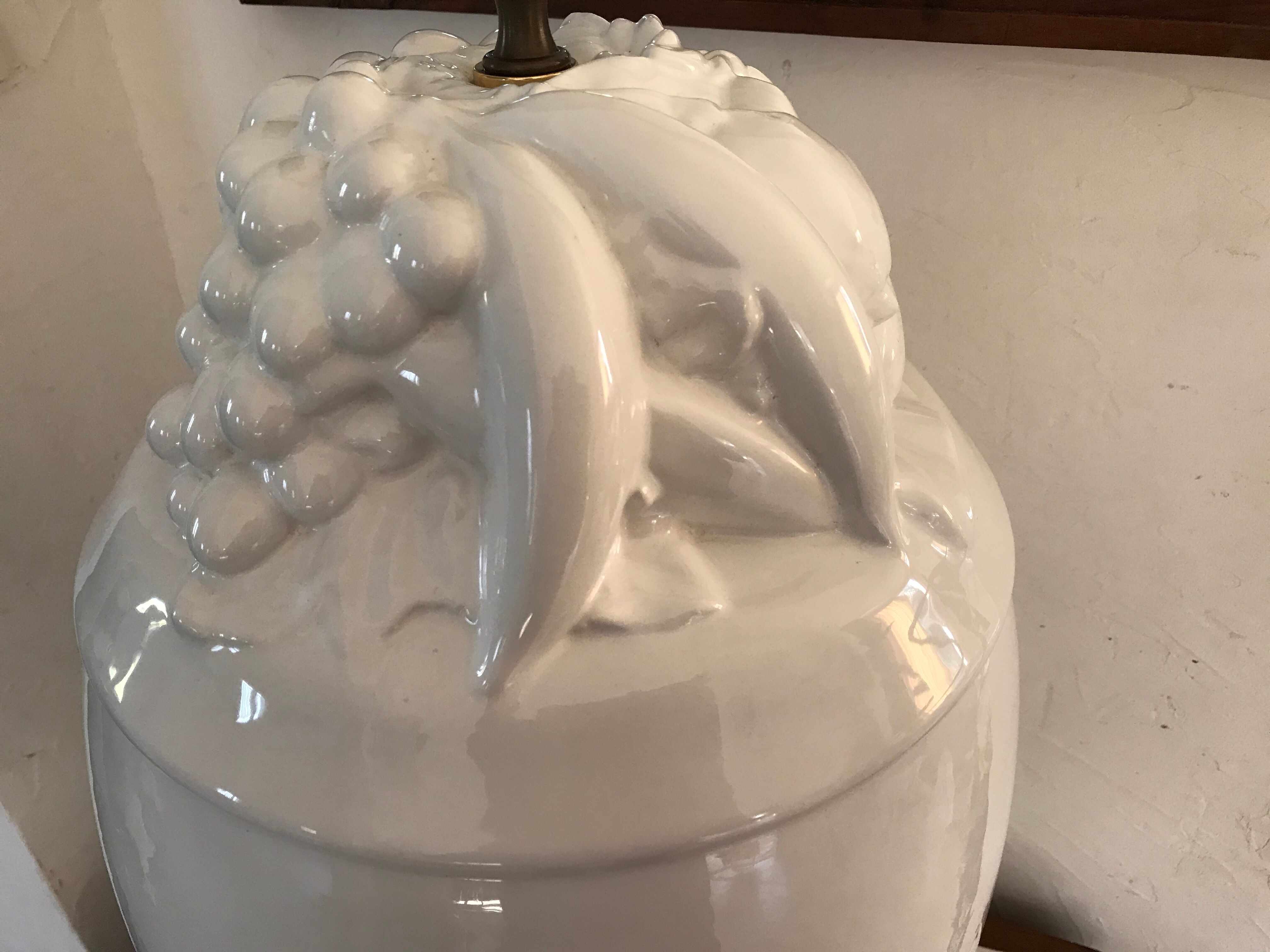 70s ceramic lamp