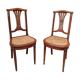 Pair ef chair canées 1930