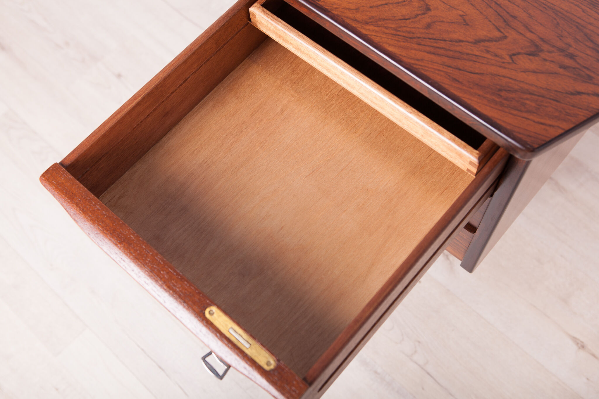 Mid Century Boomerang Rosewood Desk by Peter Løvig Nielsen, 1970s