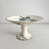 Earthenware compote "Oxford" Choisy le Roi