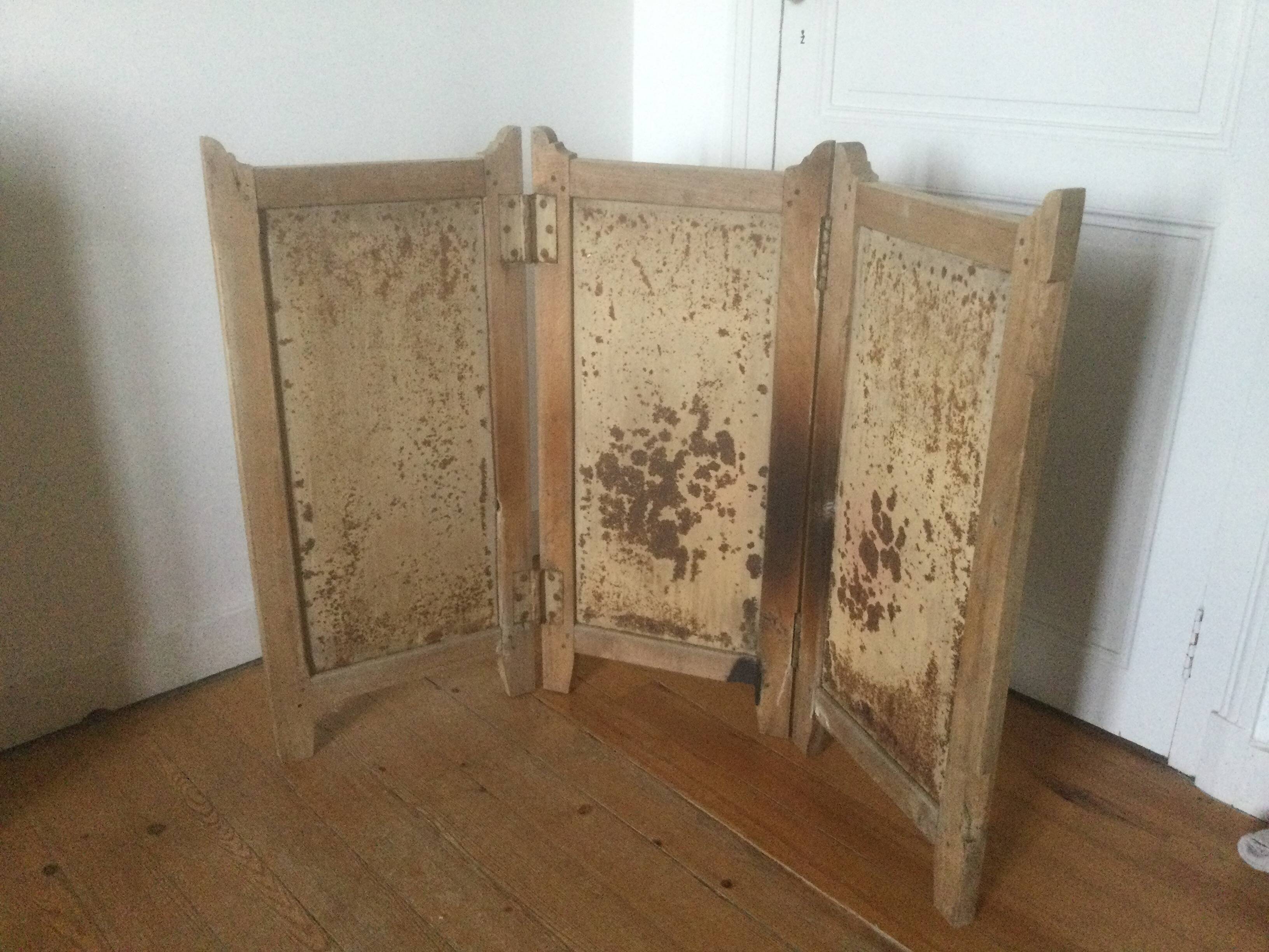 Old wooden screen
