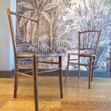 Pair of 1900 cane chairs