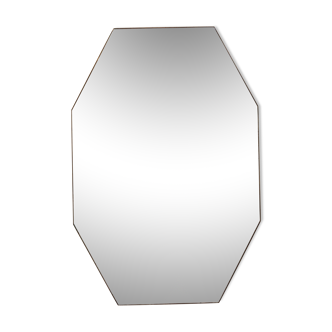 Miroir art deco forme octogonale 75x51cm