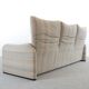 Cassina Maralunga 3-seat sofa by Vico Magistretti in striped colored fabrics