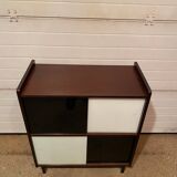 Library, vintage display case