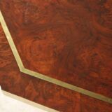 Elm broussin dining room table by Jean Claude Mahey for Maison Romeo, 70s