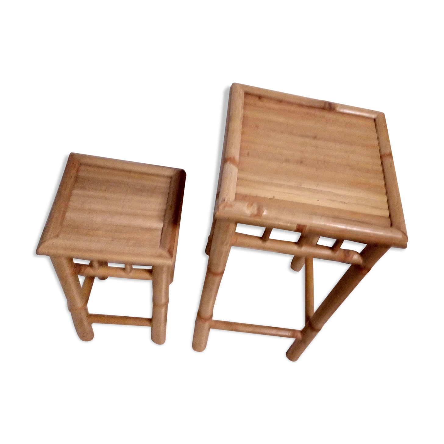 Bamboo selette plant-carrier duo