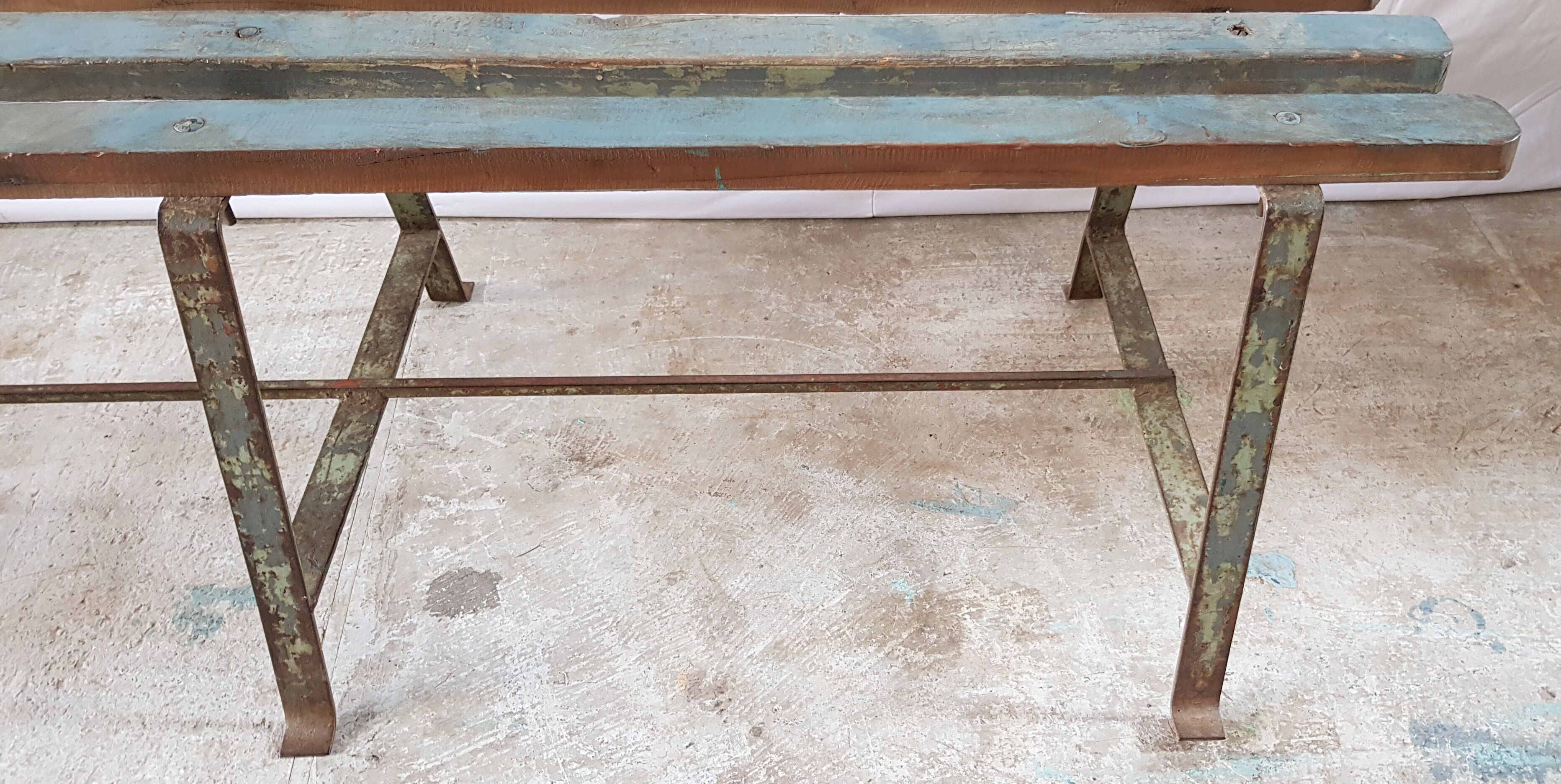 Former clubhouse bench