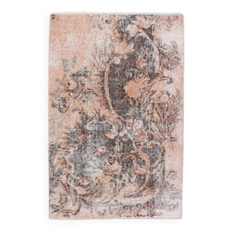 2x3 Rug For Kitchen Soft Color Vintage Rug, 63x95Cm SK 23089