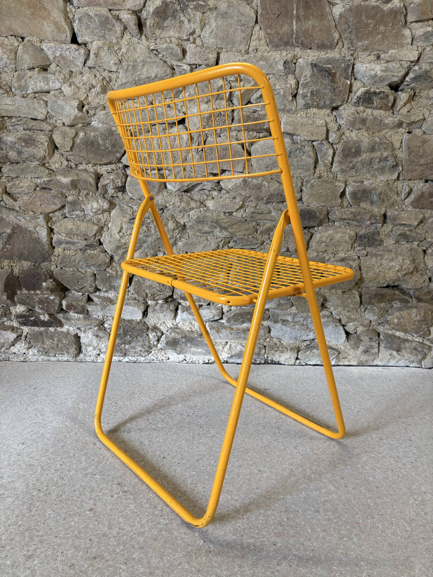 Metal folding chair Ted Net by N. Gammelgaard for IKEA, 1980