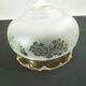 Vintage glass hanging lamp