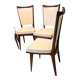 Vintage compass and leatherette chairs