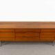 Enfilade minimaliste mid century en palissandre