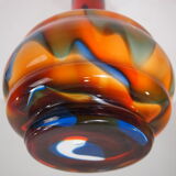 Crystal multi-coloured vase Carlo Moretti