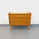 Vintage wooden chest of drawers from the 50s 60s