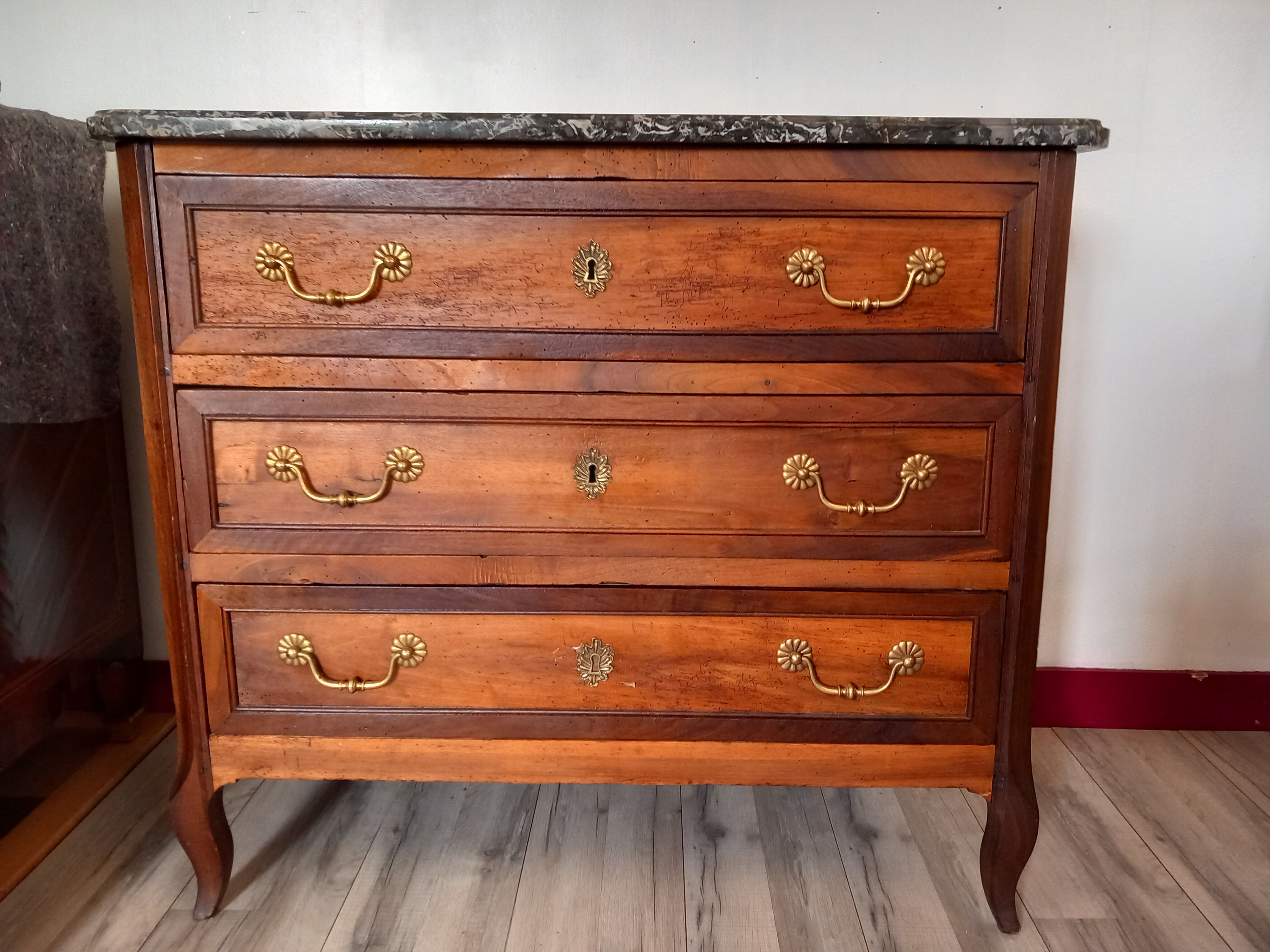 Louis XV chest of drawers
