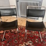 Marcel Breuer B33 chairs made for Thonet (Vintage circa 1960) Black