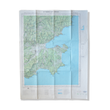 IGN vintage Saint Tropez map