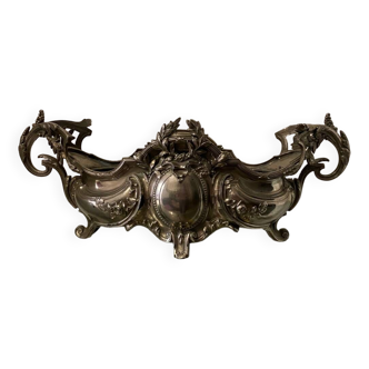 Louis XV Style Silver Metal Planter, Early 20th Century