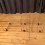 Lucite mobile table, audio, 1970s