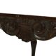 Antique Italian Oak Corner Chair Renaissance Style