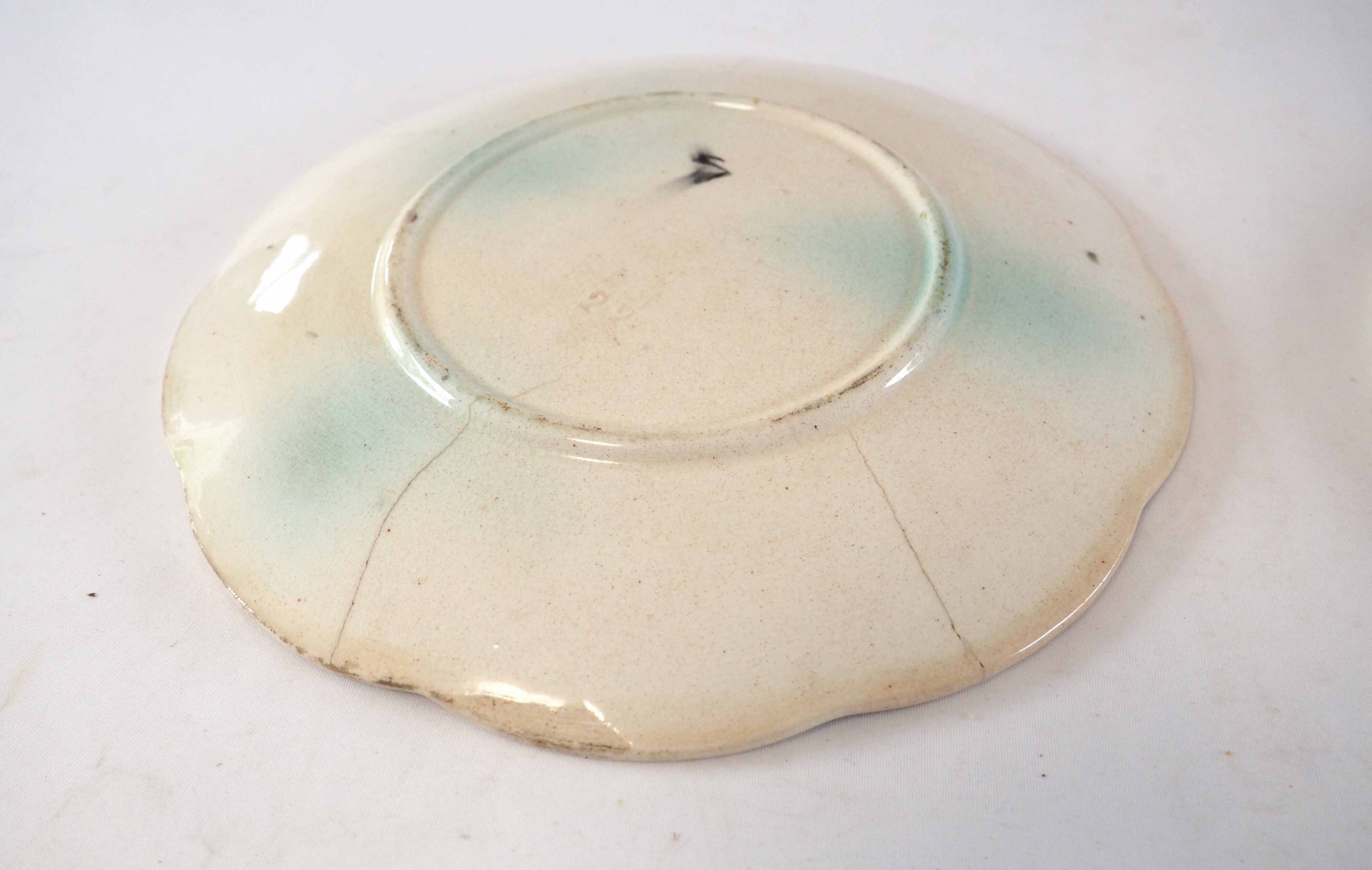 Series 2 flower barbotine plates