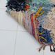 Boucherouite vintage moroccan rug 106 x 184 cm