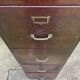 Meuble d'archives en bois, classeur 4 tiroirs 1950