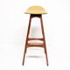 Three 1960s Danish Bar Stools In Rosewood & Leather by Erik Buch