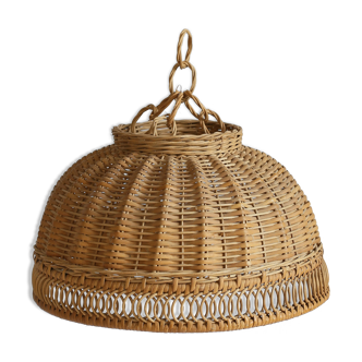 Rattan lampshade