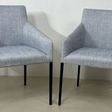 Set of 4 Arper Saari designer armchairs