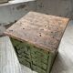 Meuble établi rangement militaire industriel vert