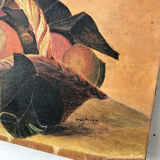 Canvas oil fruit and flowers