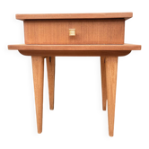 Teak bedside table – Mid-Century Scandinavian design from the 1950s-1960s