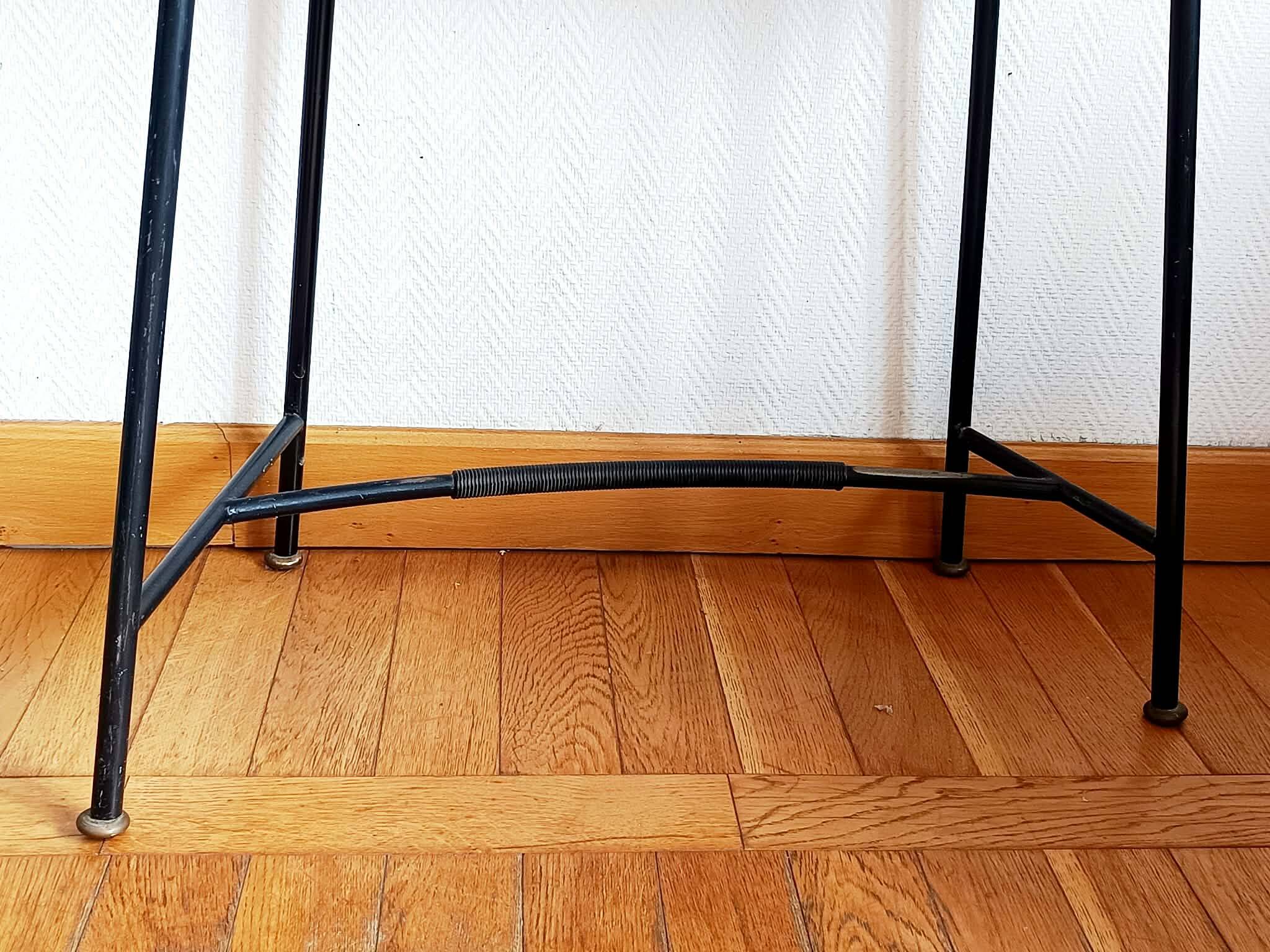1950s marble-effect formica hairdresser's table