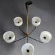 Chandelier 5 lights 1960