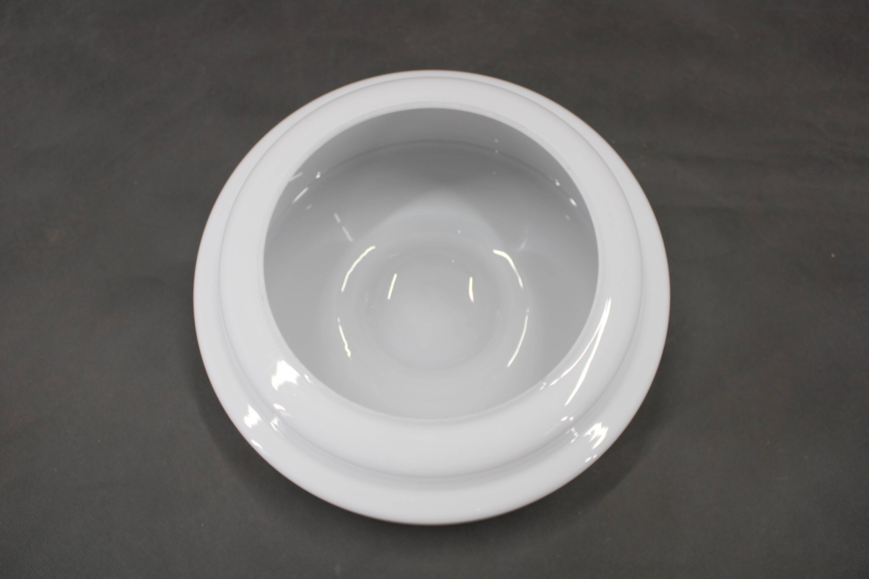 Set of Three Mid-Century Black Flush Mount Lights, 1970s