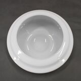 Set of Three Mid-Century Black Flush Mount Lights, 1970s