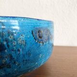 Fish pottery bowl by Aldo Londi for Bitossi, Italy, 1960s.