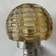 Rare pair of blown glass and chrome wall lights by Doria, 1960s, Germany.