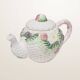 Fruit earthenware teapot